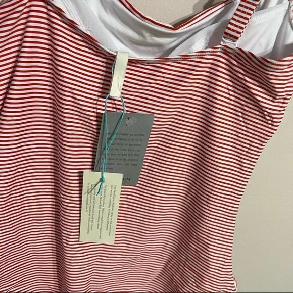 Sea Level Striped One Piece Swimsuit size Size 6 US - Picture 6 of 7